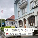 호텔 감(HOTEL GAM) | 스위스 인터라켄 숙소 역세권 가성비 갑 호텔 뢰치베르크 HOTEL Lötschberg 솔직 후기 조식포함