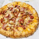 도미노피자 (당산점) | 파파존스 올미트피자 라지, 체다치즈롤 엣지 후기