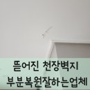 추자2-1소교량 | 뜯어진 천장벽지 부분복원잘하는업체
