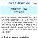 Paternity leave(배우자 출산휴가) 이미지