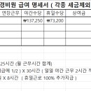 경비원 근로자의날 휴일수당 지급 관련하여 예시 및 급여명세서 발급 의무화 이미지