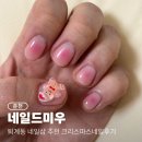 군문주공아파트 앞 - 우 | 춘천 네일드미우, 퇴계동 네일샵 추천 크리스마스네일 후기