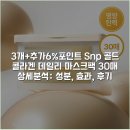 에스앤피 - 동대문구 장한로 119 | [3개+추가6%포인트] Snp 골드 콜라겐 데일리 마스크팩 30매 상세분석: 성분, 효과, 후기