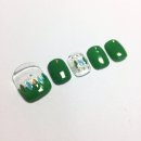 은평-056 | [연신내 네일아울렛] 보트글리터 네일아트! 초록초록