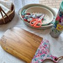 플레이팅 도마 페인팅 이미지