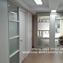 마포구 서교동 사무실 격자유리칸막이공사 - 포인트유리사용 이미지