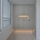행복한마을금호경로당 | 부천 상동 행복한마을 금호어울림 현관 인테리어 - 호텔 같은 분위기를 완성한 모던 현관 리모델링