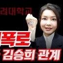 김건희와 김승희의 관계 이미지