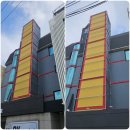 스카이모텔 - 동구 동서대로1725번길 24 | 익산스카이차 인화동 OK모텔 건물 외벽 징크판넬 리모델링 현장 작업 후기