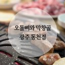 오돌뼈와막창골 동천점