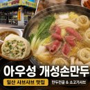 아침에꽃 | 일산 샤브샤브 맛집 아우성 개성손만두 아침에 먹은 만두전골 후기