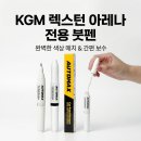 아레나 블랙 PC | KGM 쌍용 렉스턴 아레나 자동차 붓펜 선택 포인트