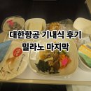 성모수퍼 | 밀라노 마지막, 이탈리아-인천대한항공 기내식 후기,
