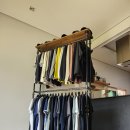 용인 선반 있는 2단 이동식 옷방 행거, 옷걸이 제작 후기