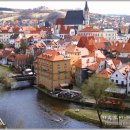 동유럽 동화속같은 보헤미아 마을 체코의 체스키크롬로브 이미지