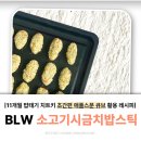 애플스푼 큐브 활용 11개월 자기주도이유식 레시피, 소고기시금치밥스틱