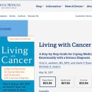 존스 홉킨스 living with cancer 부록!! 이미지