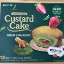 6380 | 롯데 카스타드 말차 딸기 프리미엄 케이크 #내돈내산 후기