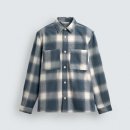 390 | 자라 오버핏 플란넬 체크 셔츠 1063/390 블루/화이트 후기 (가을 릴렉스핏 코디 종결템!)