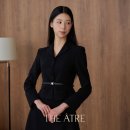 겨울 결혼식 하객룩 여자 검정 원피스 셋업 추천, 디아트레