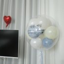 파티25 | [인천/송도] 백일상 준비, 파티풍선 하나로 이렇게 예뻐진 백일상, 옐로우파티25 후기