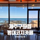 평대하루 | 제주 구좌읍 카페ㅣ통창 오션뷰 평대코지카페 이용후기