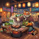 꼰대냉삼 | 냉3 맛집 호랑이상회 범계 안양 | B급감성리뷰, 삼겹살 먹고 호랑이 기운 얻기, 총평리뷰