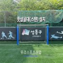 응봉체육공원 | [우리스포츠산업]서울성동구응봉체육공원_풋살골대(스텐) 설치