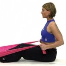 전신 근육 밴드 운동 이미지