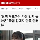 BBC - '탄핵 투표하러 가장 먼저 돌아온' 국힘 김예지 단독 인터뷰 이미지