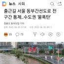 동부간선도로 전면통제 이미지