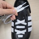 235 | 아디다스 아딜렛 클로그 2.0 실착후기 사이즈 235 신발끈 묶는방법