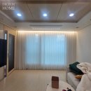 씨유창원가음사거리점 | 창원 가음 센텀 푸르지오 25평, 거실부터 주방까지! 이쁜 커튼 맛집 데코인홈 시공후기