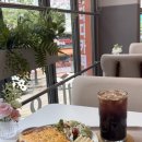 부천 상동 브런치 카페 화운 크로크무슈 세트 먹고온 후기