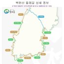북한산 둘레길(44㎞) 구간별(거리-시간) 상세지도!!! 이미지