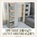 580 | 나산가구 480·580 회전책장 비교후기 | 수납력 최대 몇 권 가능?!