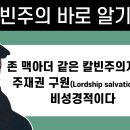 칼빈주의 바로알기 15 - 존 맥아더 목사 같은 개혁주의 칼빈주의자들의 주재권 구원(Lordship salvation)은 비성경적이다 이미지