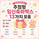 11545-10-13-16 | [3탄] 임산부 추첨형 임신축하박스 13가지 모음 (보험 X, 10~200명)