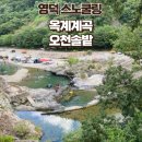 솔밭민박 | 영덕 계곡 / 옥계계곡 스노쿨링 지점, 주차 상황 후기 / 오천솔밭비교