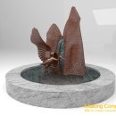 학 조형물 이미지