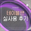 청정라이프 | 여름 필수템 공기청정까지 되는 탁상선풍기 지수라이프 테이블팬 사용 후기