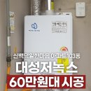대우한마음 | 제천보일러.[제천 신백동 보일러 교체] 신백덕일한마음 아파트 103동, 대성저녹스 DNB-20S 60만원대...