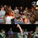 Dressed in their tropical best and in high spirits 이미지