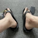 270-3017 | 네이버후드 x 우포스 SRL 플립플랍 쪼리 리뷰 후기 착화 착샷 엄청난 사이즈 팁 oofos