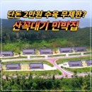 산양삼마을민박 | 속리산 숲체험휴양마을 산꼭대기 민박집 후기