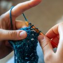 생활자수와 손뜨개 이미지