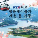 KTX타고 제천여행 청풍케이블카 이미지