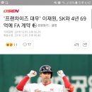 [프로야구]'프랜차이즈 대우' 이재원, SK와 4년 69억에 FA 계약 이미지