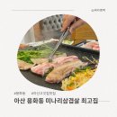 최고집 | 아산 용화동 맛집 고기집 미나리 삼겹살 세트메뉴 후기 (최고집)