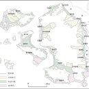 원래 수십개의 섬이었지만, 천년 동안 간척으로 하나의 섬으로 만들어진 곳 이미지